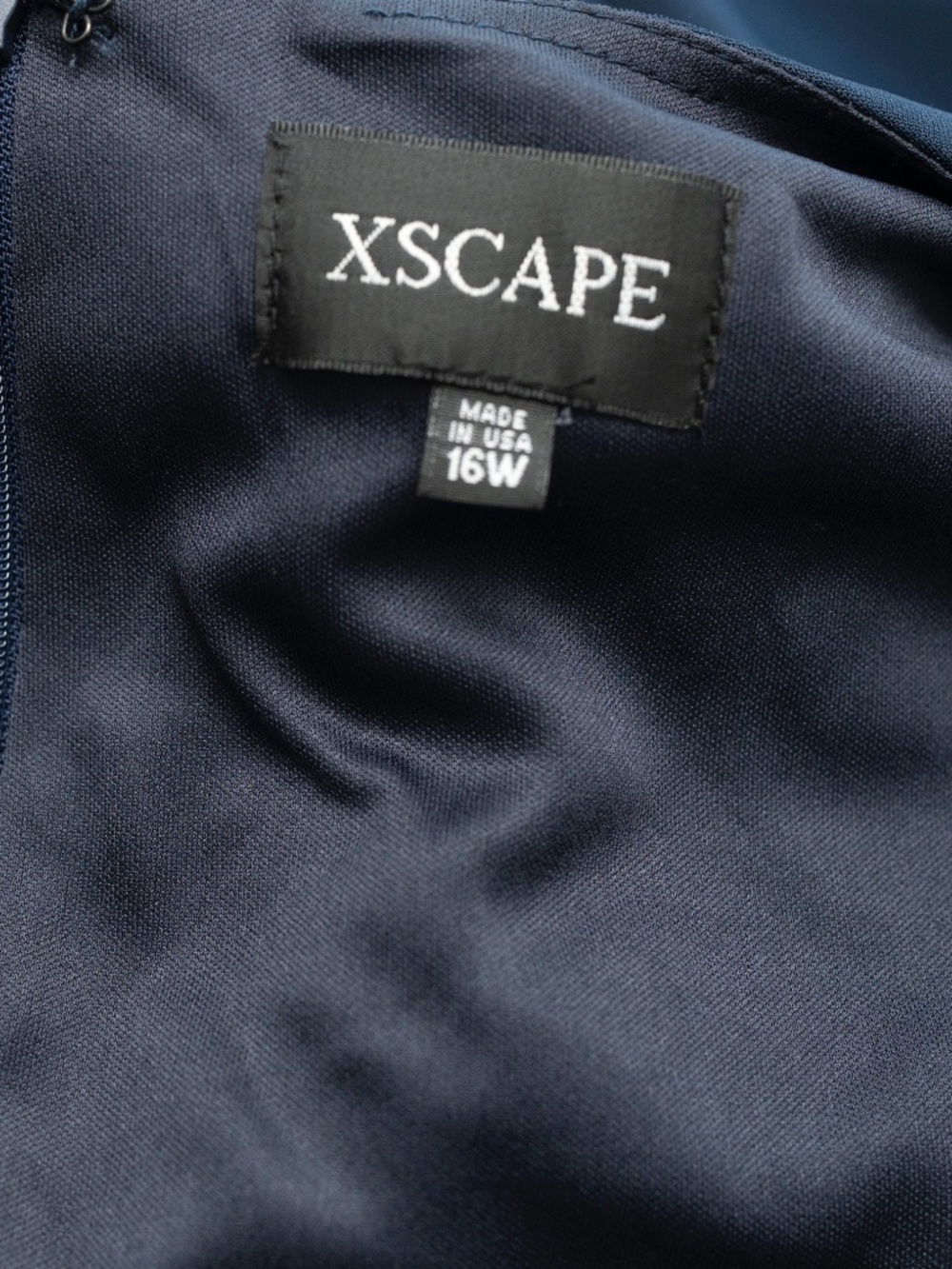 Xscape - Ruffle Sleeve Ruched Scuba Knit Gown - Picture 4 of 13